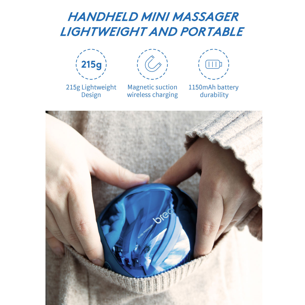 Breo Scalp Mini Electric Scalp Massager