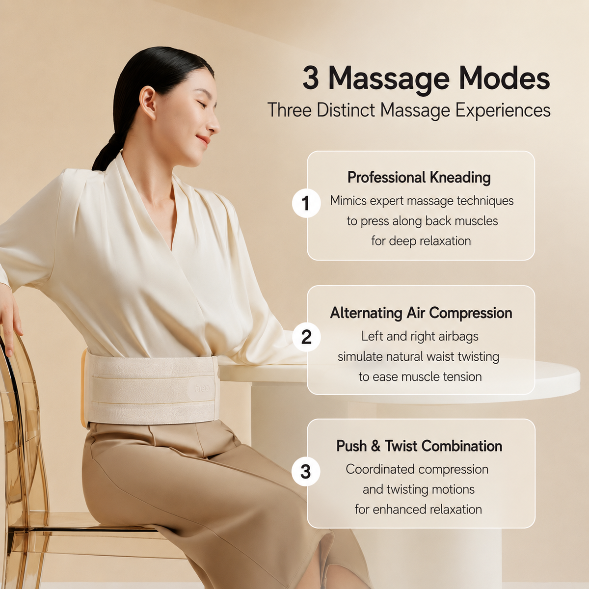 Breo Y2 Waist Massager
