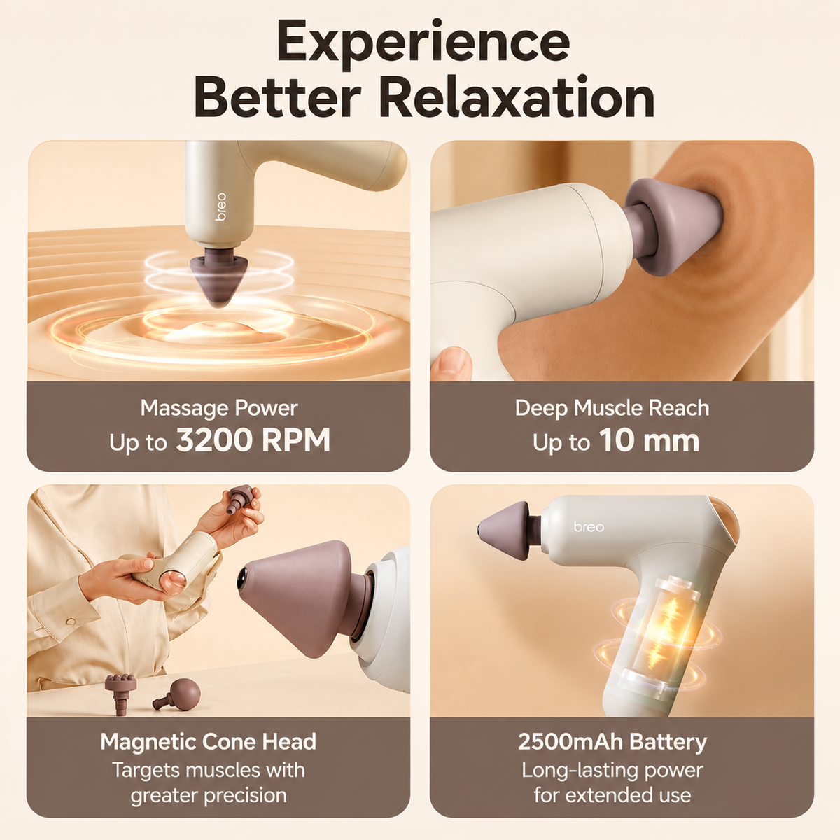 Breo Lucky 7 Massage Gun