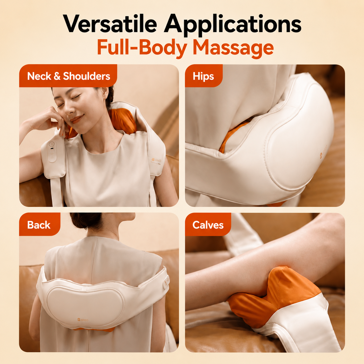Breo N6 Mini Neck & Shoulder Massager Deep Kneading & Heat