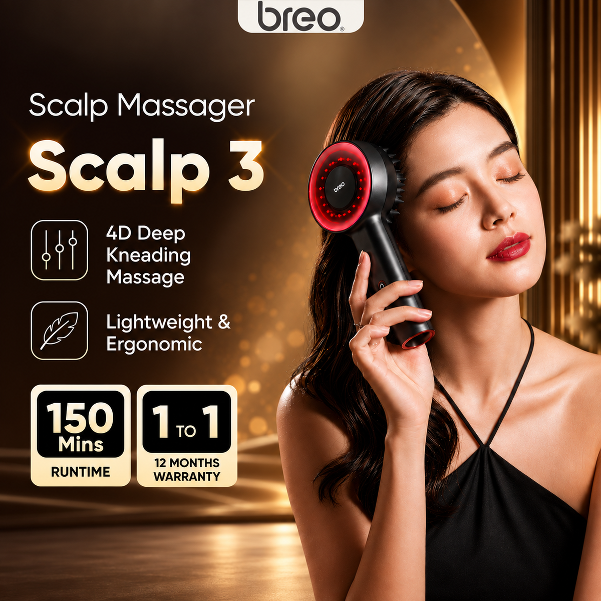 Breo Scalp 3 Electric Scalp Massager