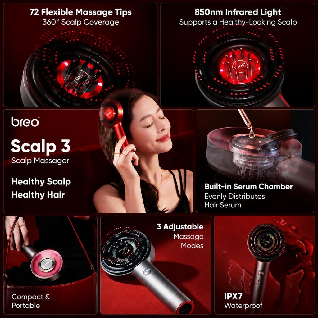 Breo Scalp 3 Electric Scalp Massager