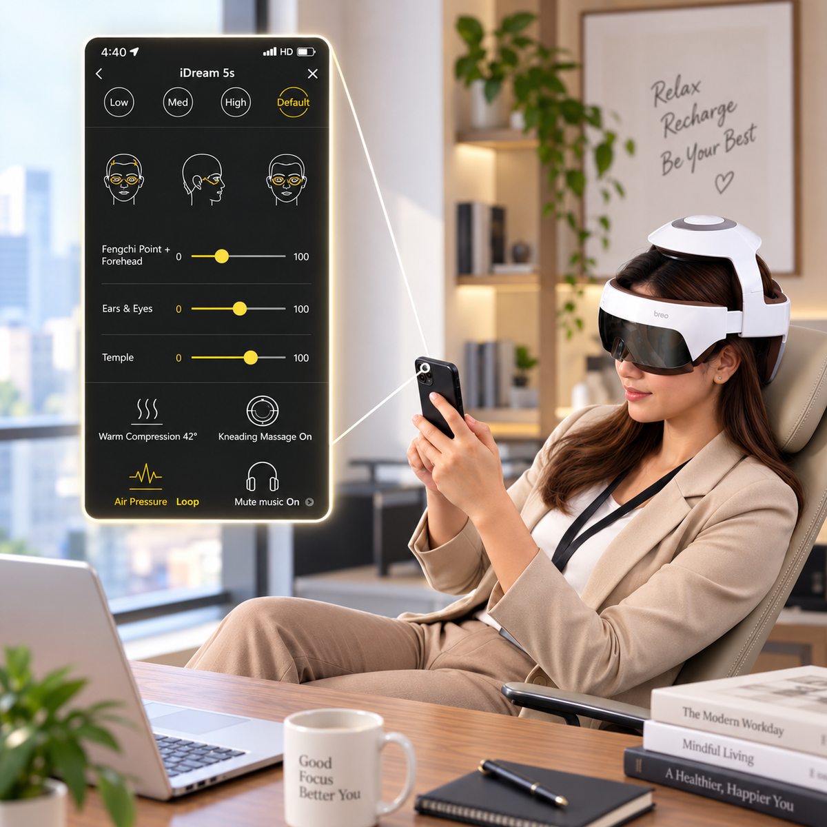Breo iDream 5S Head Massager